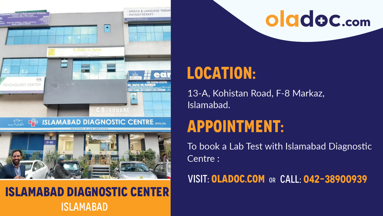 Islamabad Diagnostic Centre, ISB Radiology Lab at Islamabad